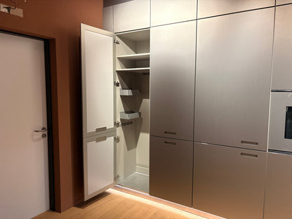 05079 - Next125 RVS Designkeuken met Luxe Kastenwand