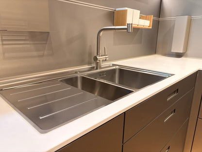 05079 - Next125 RVS Designkeuken met Luxe Kastenwand