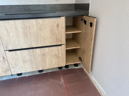 04693 - Houtlook hoekkeuken