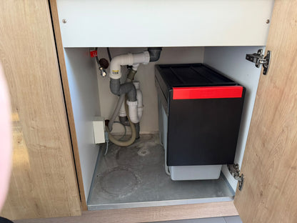 05729 - Houtlook schiereiland keuken