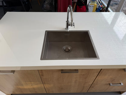 05729 - Houtlook schiereiland keuken