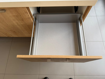 05729 - Houtlook schiereiland keuken