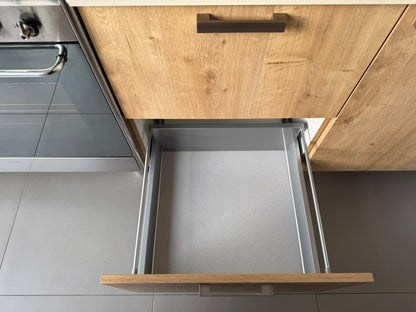 05729 - Houtlook schiereiland keuken