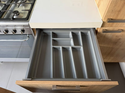 05729 - Houtlook schiereiland keuken