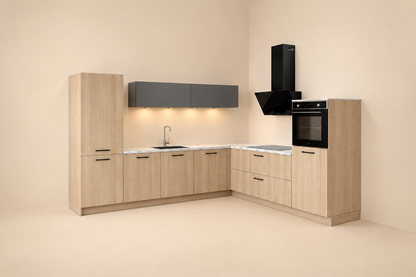 05452 - Houtlook hoekkeuken