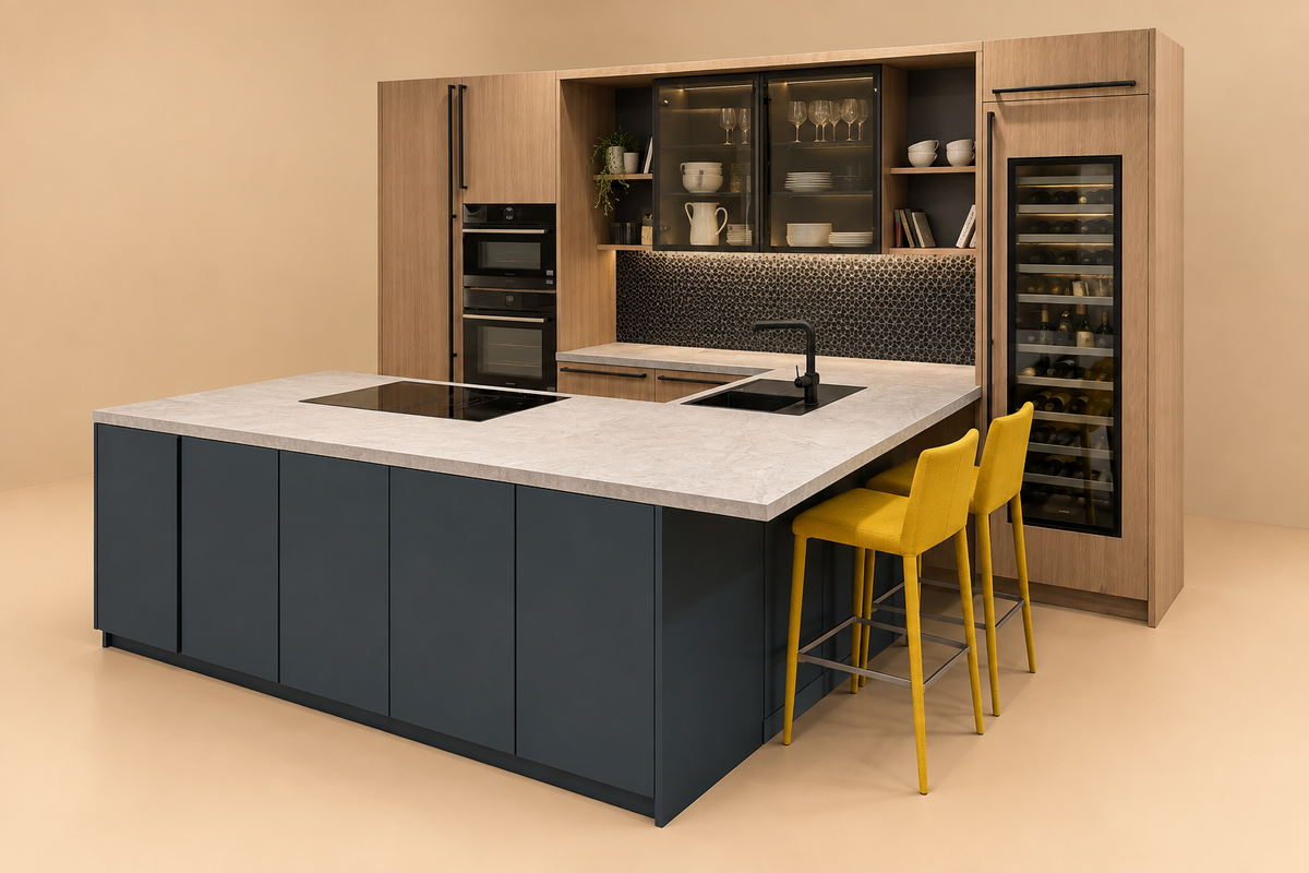 05757 - Schüller schiereiland keuken